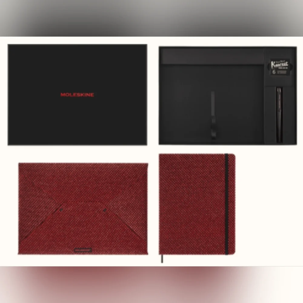 Moleskine Shine Collection Limited Edition Undated Planner Set Red Sealed Rare
